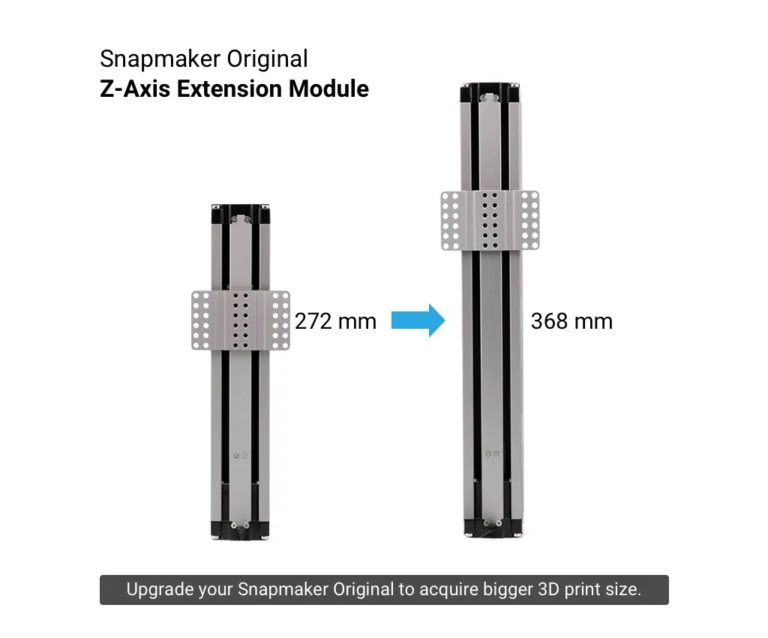 2020Snapmakerzaxis/Snapmaker-Original-Z-Axis-Extension-difference-768x638