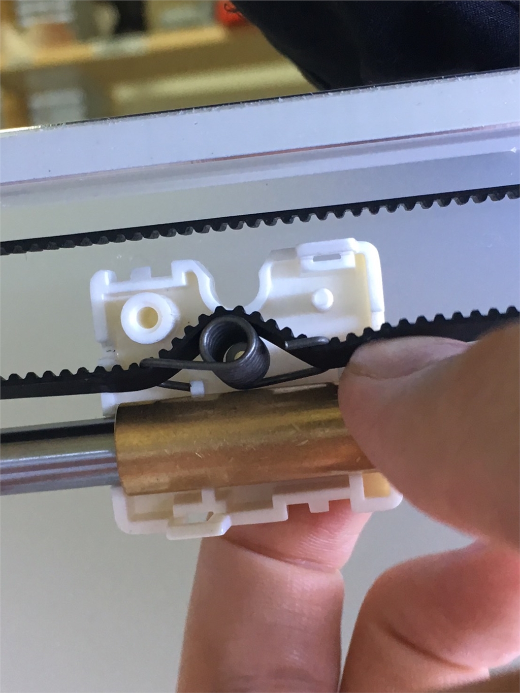 ultimaker 滑塊 內部 彈簧銅管