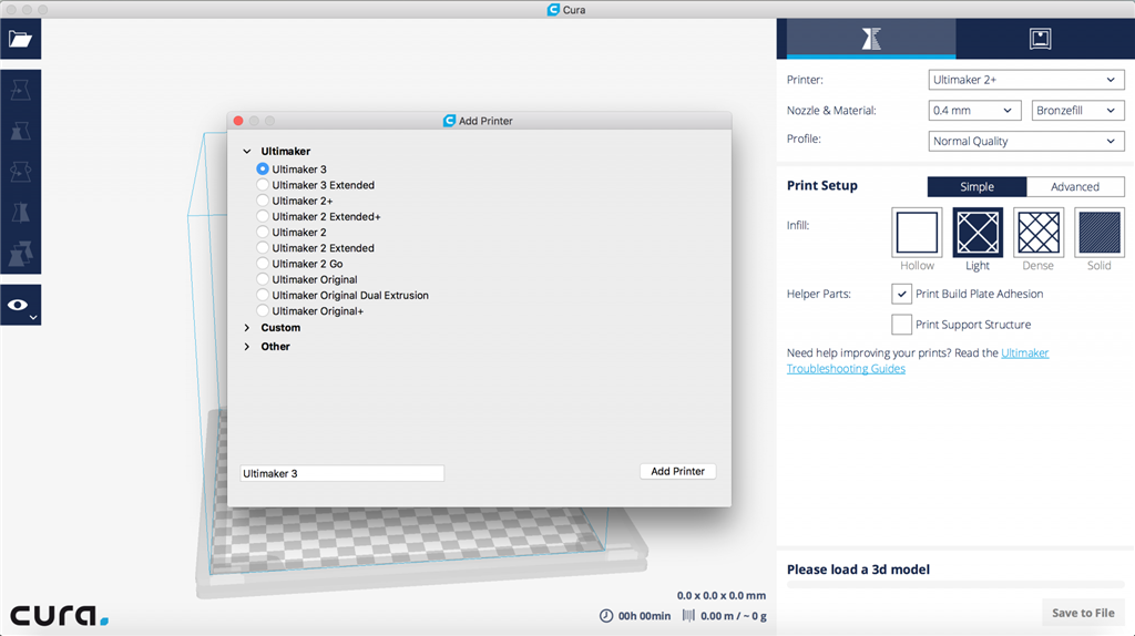 Cura software