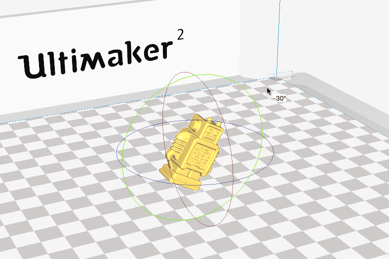 Ultimaker 2 3D印表機 cura15.06 切片軟體 旋轉 Ultimaker 2 3D印表機 cura15.06 切片軟體 旋轉