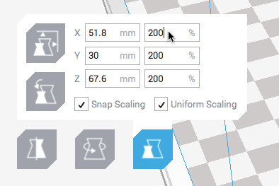 Ultimaker 2 3D印表機 cura15.06 切片軟體 比例 Ultimaker 2 3D印表機 cura15.06 切片軟體 比例