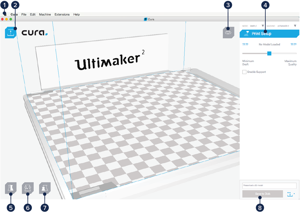 Ultimaker 2 3D印表機 cura15.06 切片軟體 操作介面 Ultimaker 2 3D印表機 cura15.06 切片軟體 操作介面