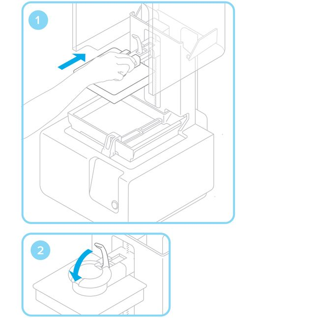 Formlabs - Form2 SLA 光固化3D列印機 3DMART 安裝列印平台