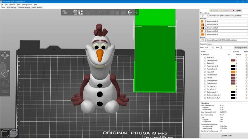 Olaf snowman