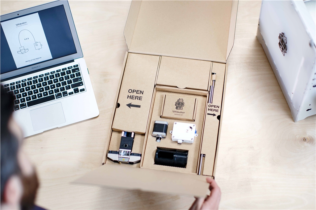 Ultimaker2 extrusion upgrade kit 擠出系統升級套件 零件總攬