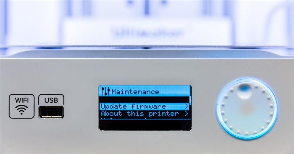藉由Cura更新Ultimaker韌體(firmware)