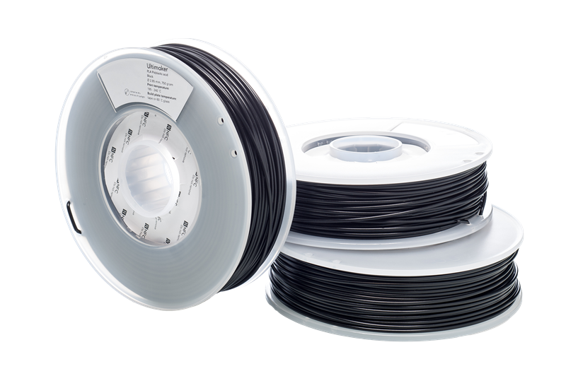 Ultimaker PLA 3D列印材料 - Black(黑色) - Spool