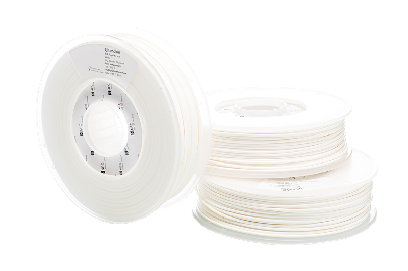 Ultimaker PLA-3D列印線材-白色(White)-Spool