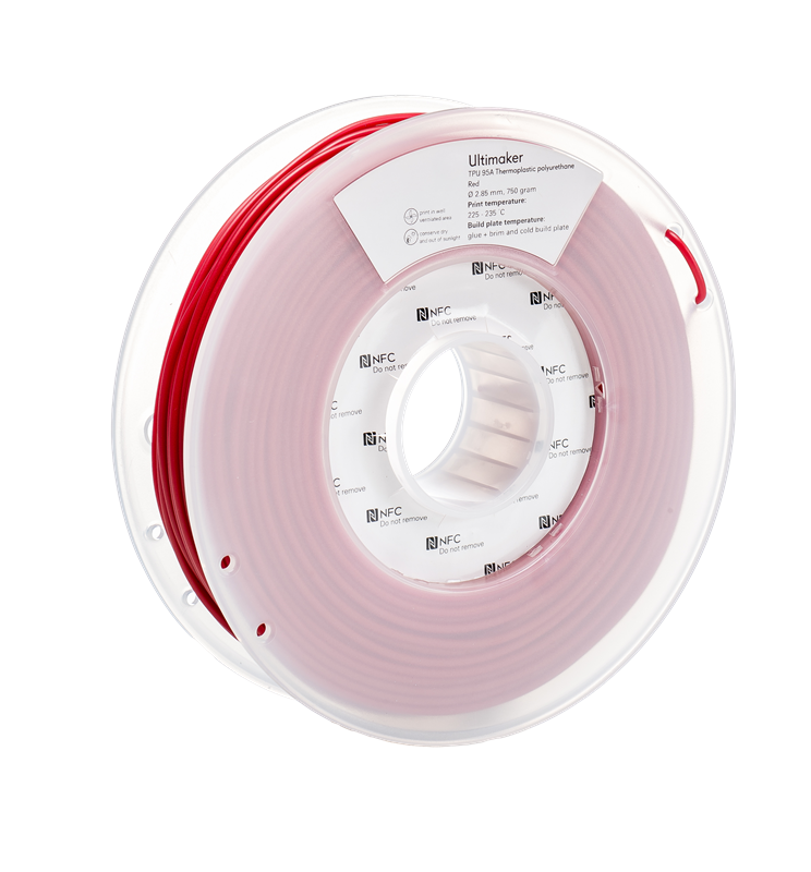 Ultimaker TPU 95A - Red 紅色
